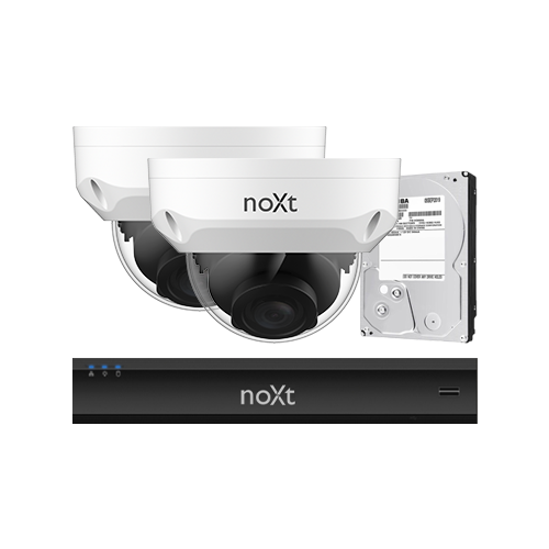 KIT CCTV IP LITE NVR 4K + DOME 4MP 2.8mm
