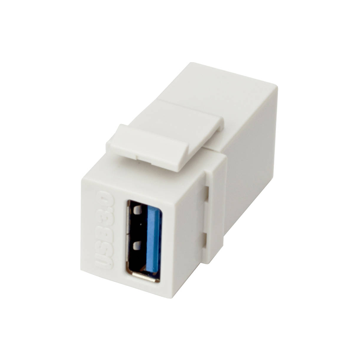 Excel 1PT USB 3.0 Keystone Adaptor White