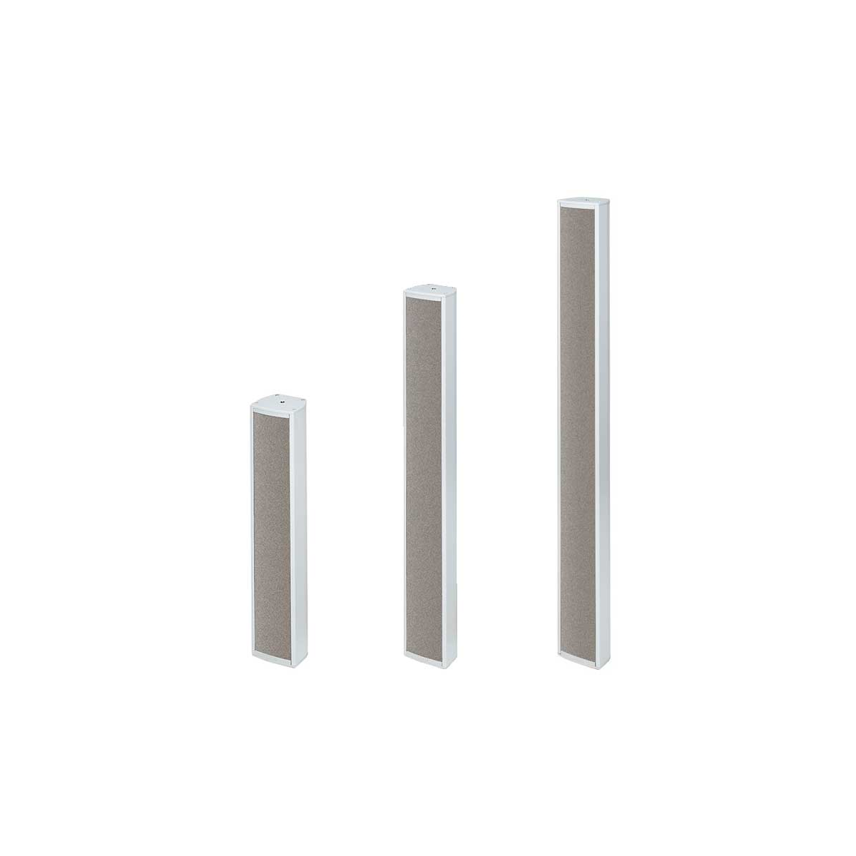 Coluna de 20W ajustável cinza com 4 altifalantes